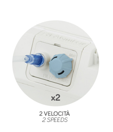 Atomizer two speed modes